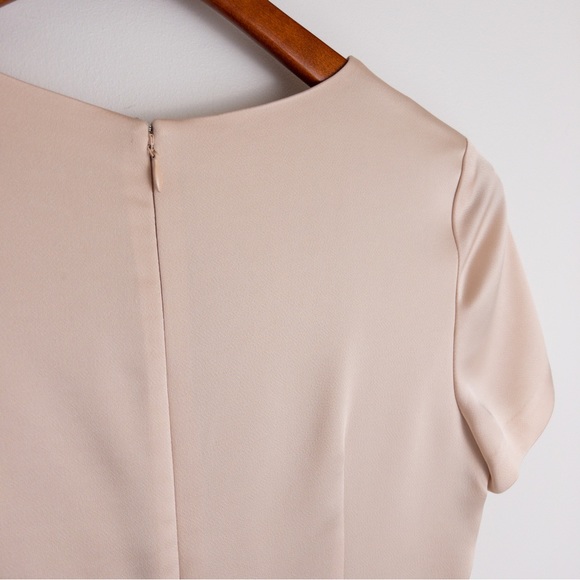 ANN TAYLOR . Satin Sheath Dress - Picture 11 of 15